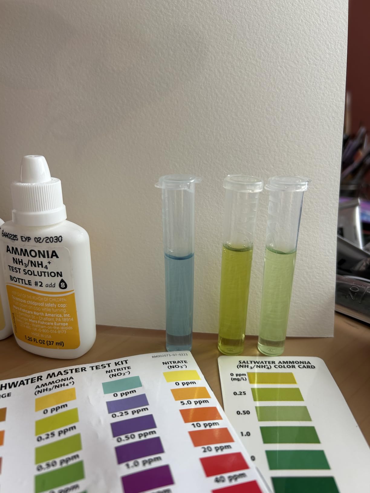 API AMMONIA 130-Test Freshwater and Saltwater Aquarium Water Test Kit customer photo 2