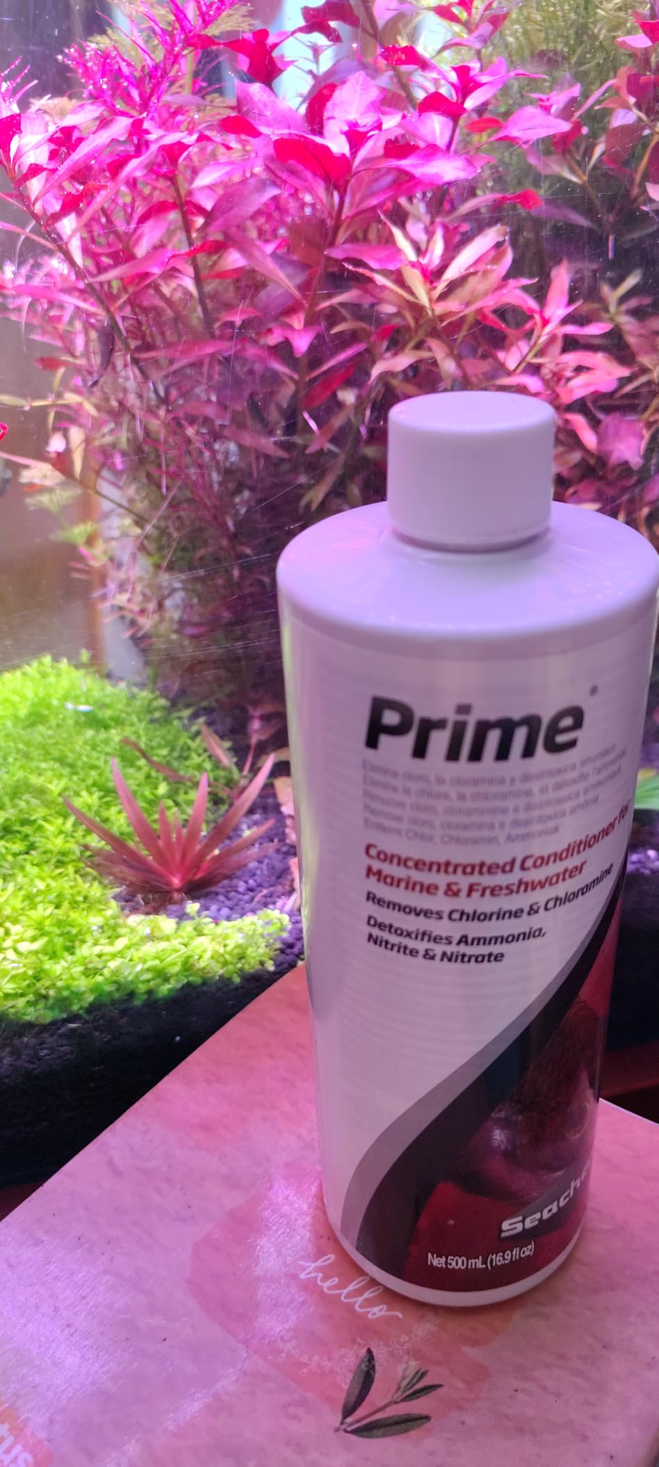 Seachem Prime Fresh and Saltwater Conditioner - Chemical Remover and Detoxifier 500 ml customer photo 1