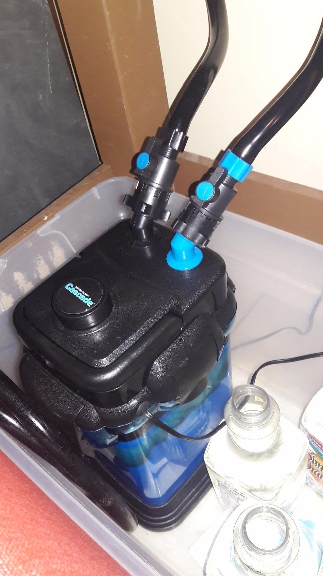 Penn-Plax Cascade 1200 Canister Filter - 315 GPH Aquarium Filter for Tanks Up to 150 Gallons - 360 Degree Flow Valves, Poly Fiber Pads, Bio-Sponge & Activated Carbon -Fresh & Saltwater -11.5x11x20.5in customer photo 1