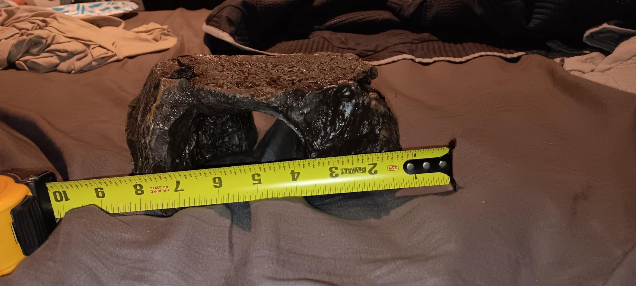 Zilla Shale Rock Den, Naturalistic Rock Decor, Perfect for Basking, Climbing, Hiding, Ideal for Aquatic or Terrestrial Reptile Habitats, Medium customer photo 2