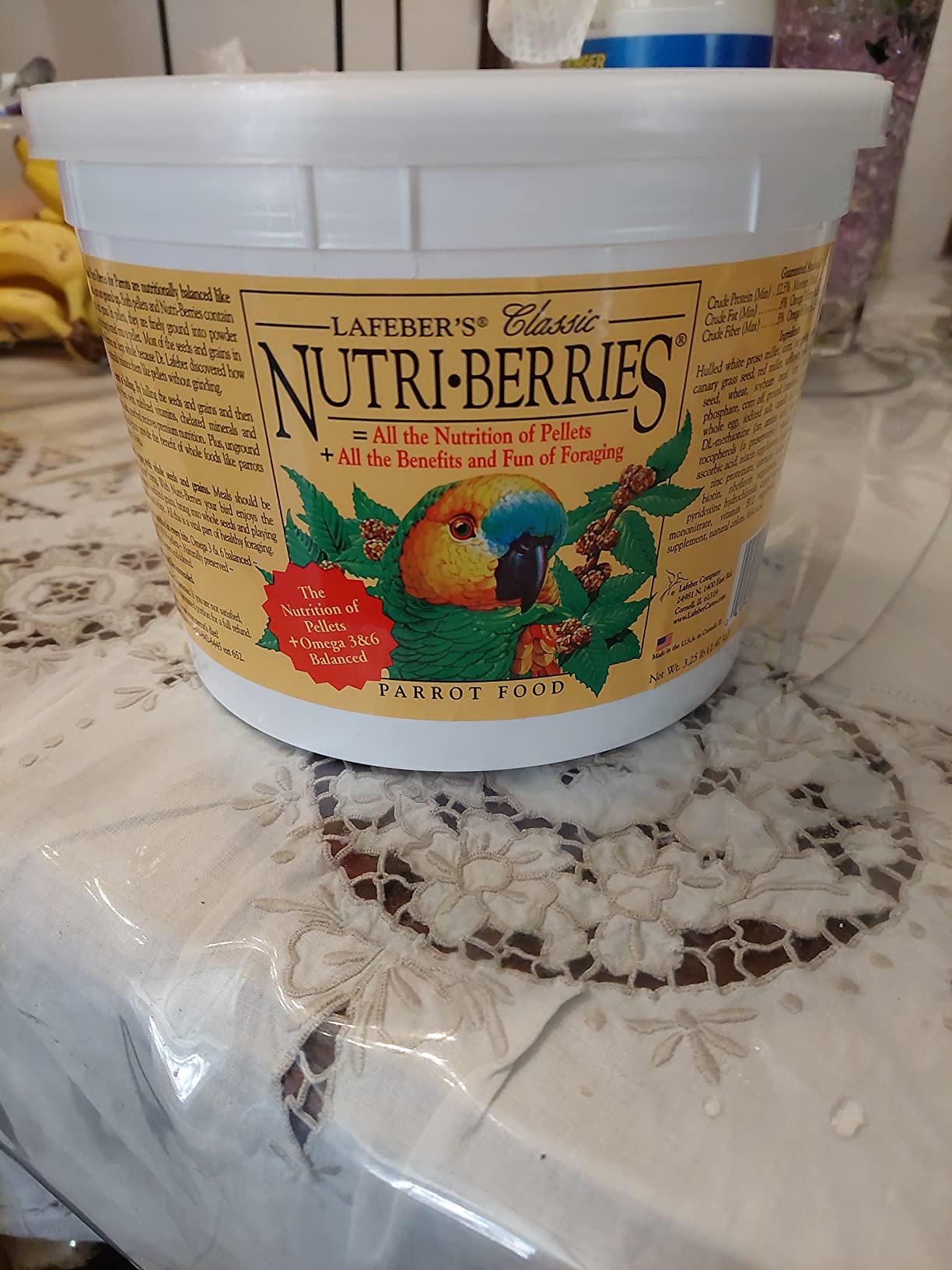 LAFEBER'S Classic Nutri-Berries Pet Bird Food, for Parrots, 3.25 lb customer photo 1
