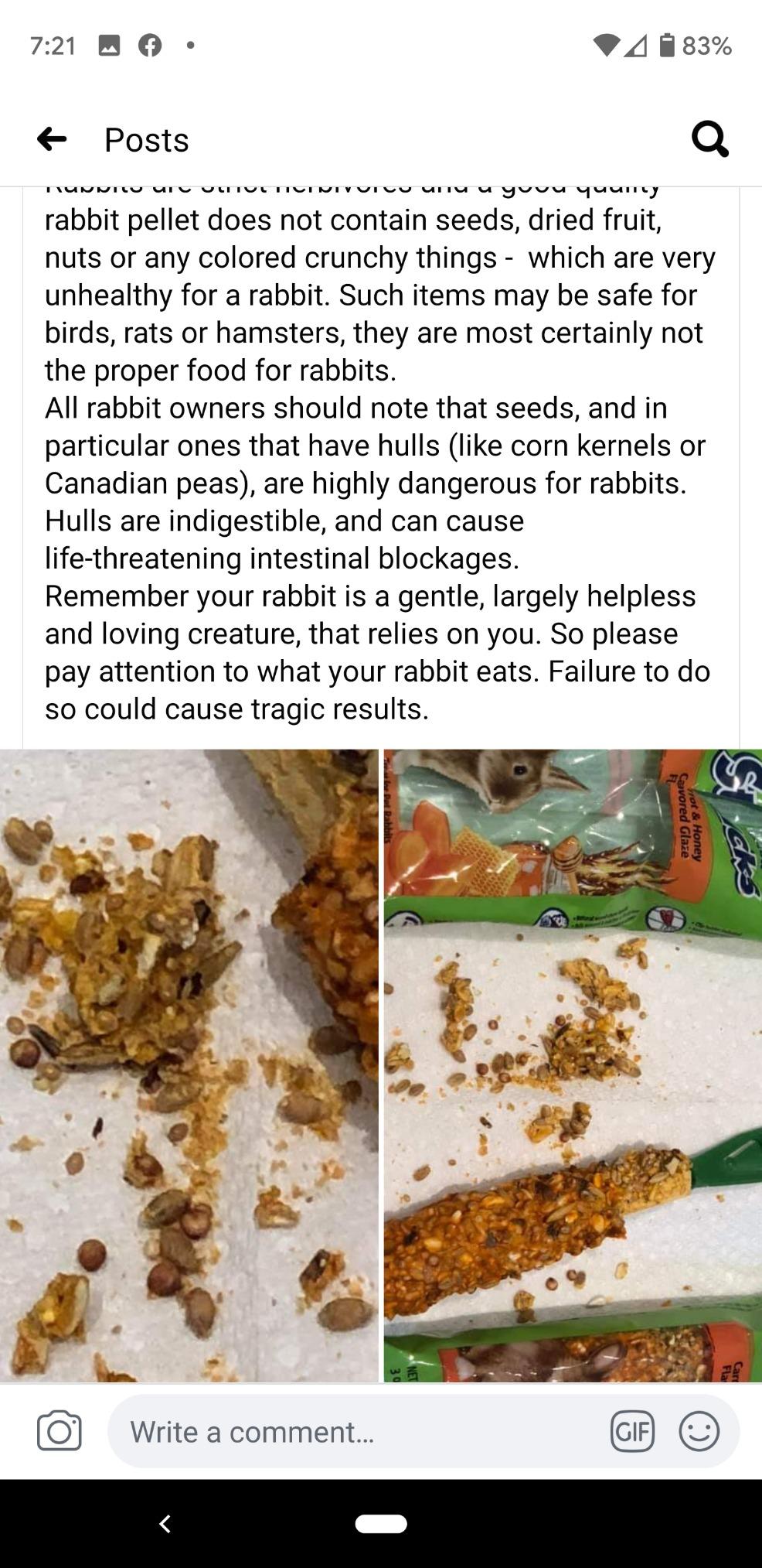 Vitakraft Crunch Sticks Rabbit Treat Wild Berry and Honey Flavor with Natural Grains and Honey Enriched with Essential Nutrients Baked on Wooden Stick to Encourage Chewing and Long Lasting Enjoyment customer photo 1