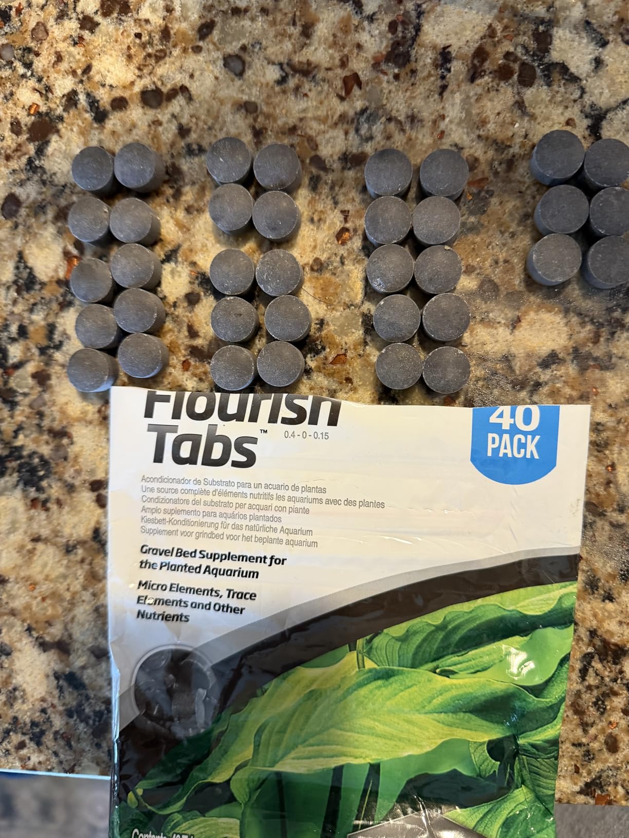 Seachem Flourish Tabs Growth Supplement - Aquatic Plant Stimulant 40 ct customer photo 2