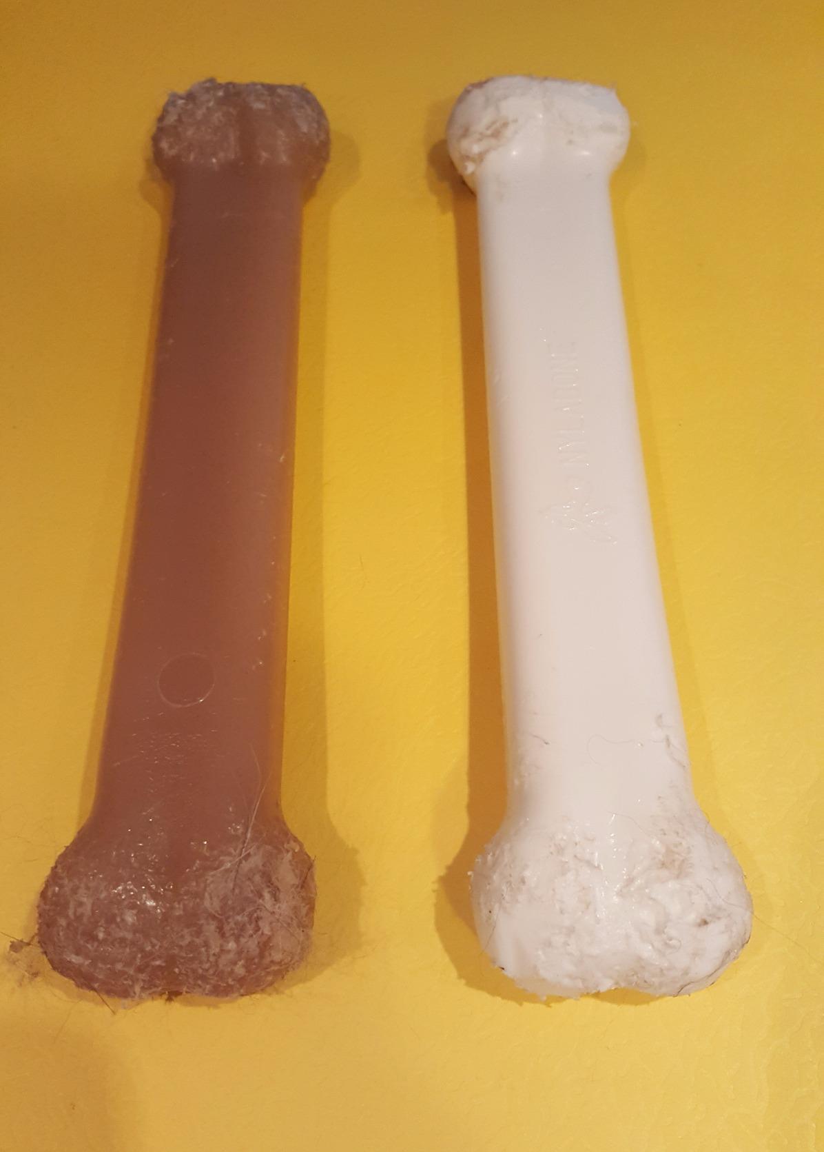 Nylabone Power Chew Textured Bone Dog Chew Toy, Original Flavor, X-Large | Durable dog toys, long lasting, discourages destructive chewing, teeth-cleaning textures, flavor throughout, for dogs 50+ lbs customer photo 2
