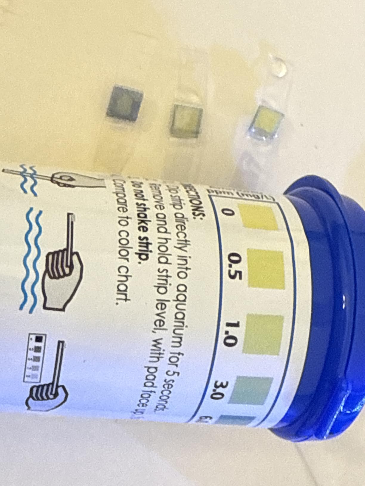 API AMMONIA TEST STRIPS Freshwater and Saltwater Aquarium Water Test Strips 25-Test Box customer photo 2