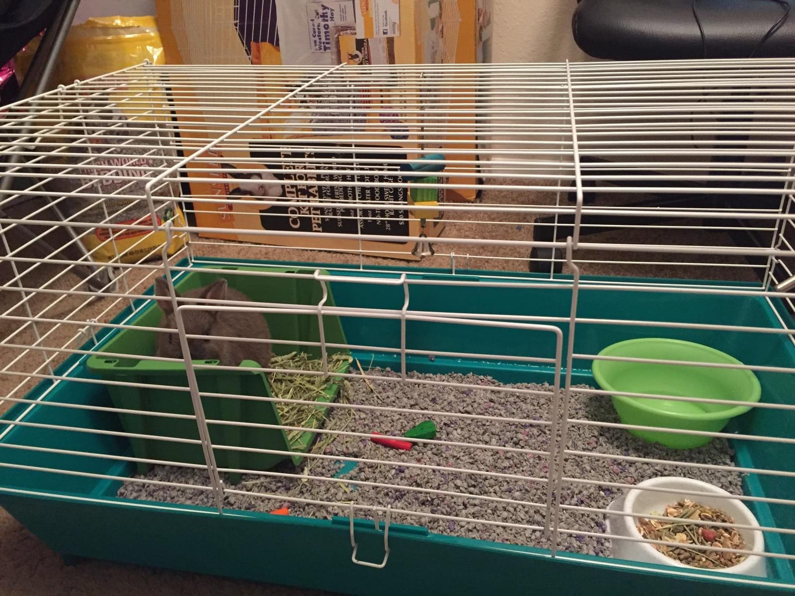 Ware Manufacturing Home Sweet Home Sunseed Rabbit Cage Starter Kit customer photo 1