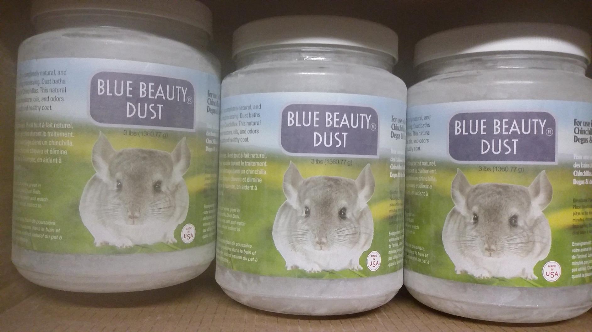 Lixit Blue Beauty® Chinchilla Dust Powder - Dry Bath Grooming Dust for Hamsters, Gerbil, Degus, and Small Animals - Made in the USA (3 Pound) customer photo 2