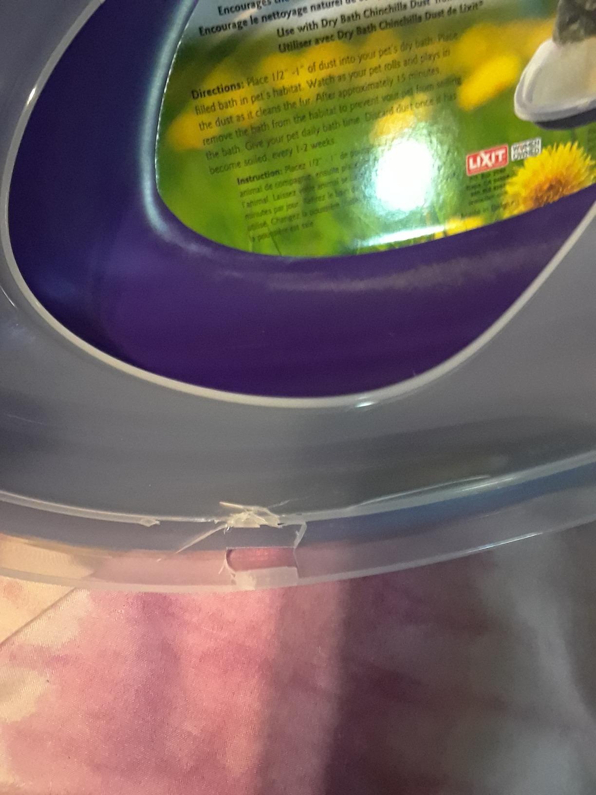 Lixit Chinchilla Dry Sand/Dust Wellness Bath (Purple) customer photo 1