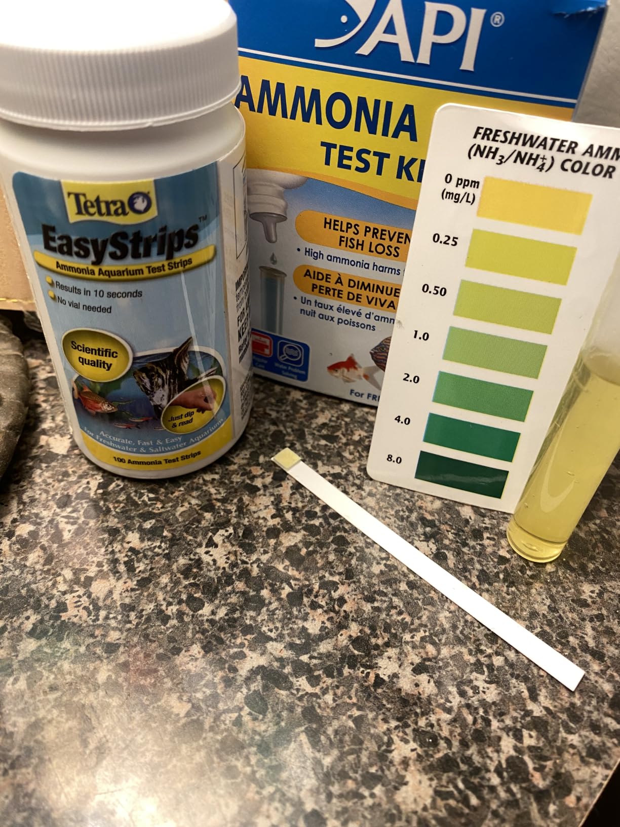Tetra EasyStrips Ammonia Test Strips for Aquarium Water, 100 Count customer photo 1