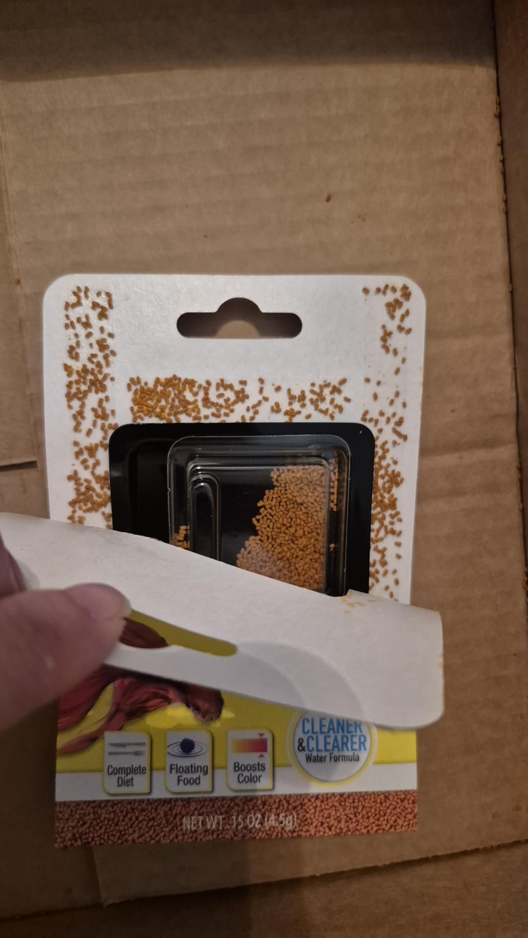 TetraBetta PLUS Floating Mini Pellets, Fish Food With Natural Color Enhancer, 1.2 ounces customer photo 2