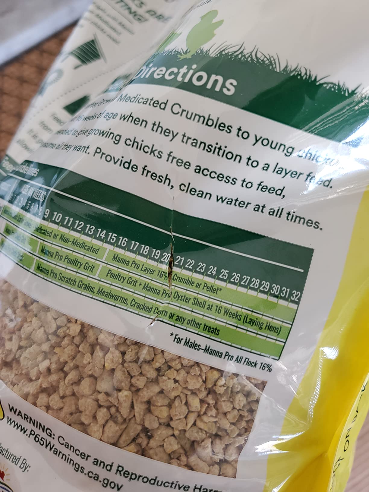 Manna Pro Medicated Chick Starter Grower Feed, Amprolium & Protein, 5 lb | Complete Chick Feed Crumbles, Amprolium for Coccidiosis Prevention, High Protein Nutrition for Growing Chicks, Made in USA customer photo 1