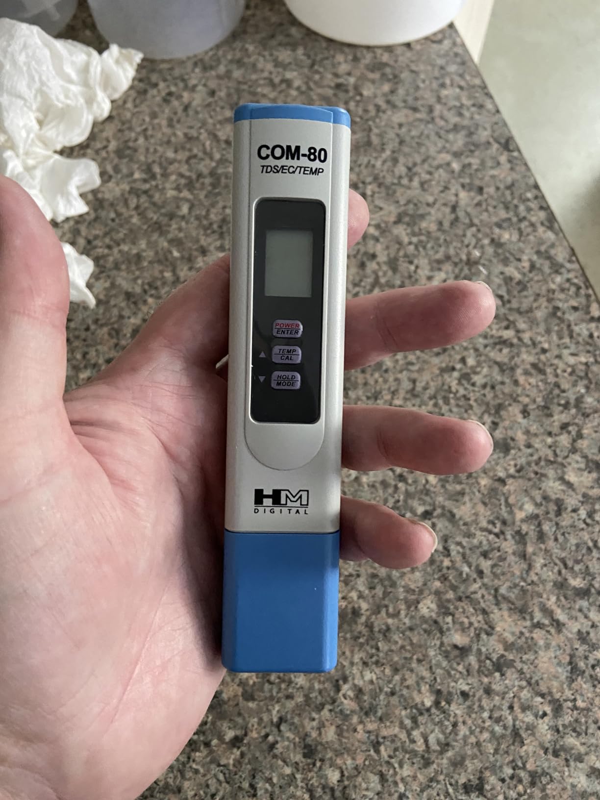 HM Digital COM-80 Electrical Conductivity (EC) and Total Dissolved Solids Hydro Tester, 0-5000 ppm customer photo 1