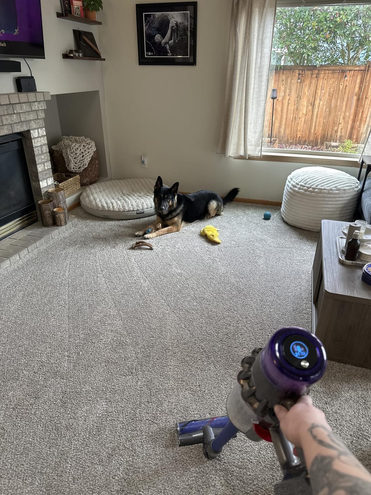 Dyson V11 Origin Cordless Vacuum, 185AW, 3 Power Modes, Up to 60 Minutes,² Deep Cleans Hard Floors and Carpets, Detangles pet Hair, Converts to Handheld customer photo 1