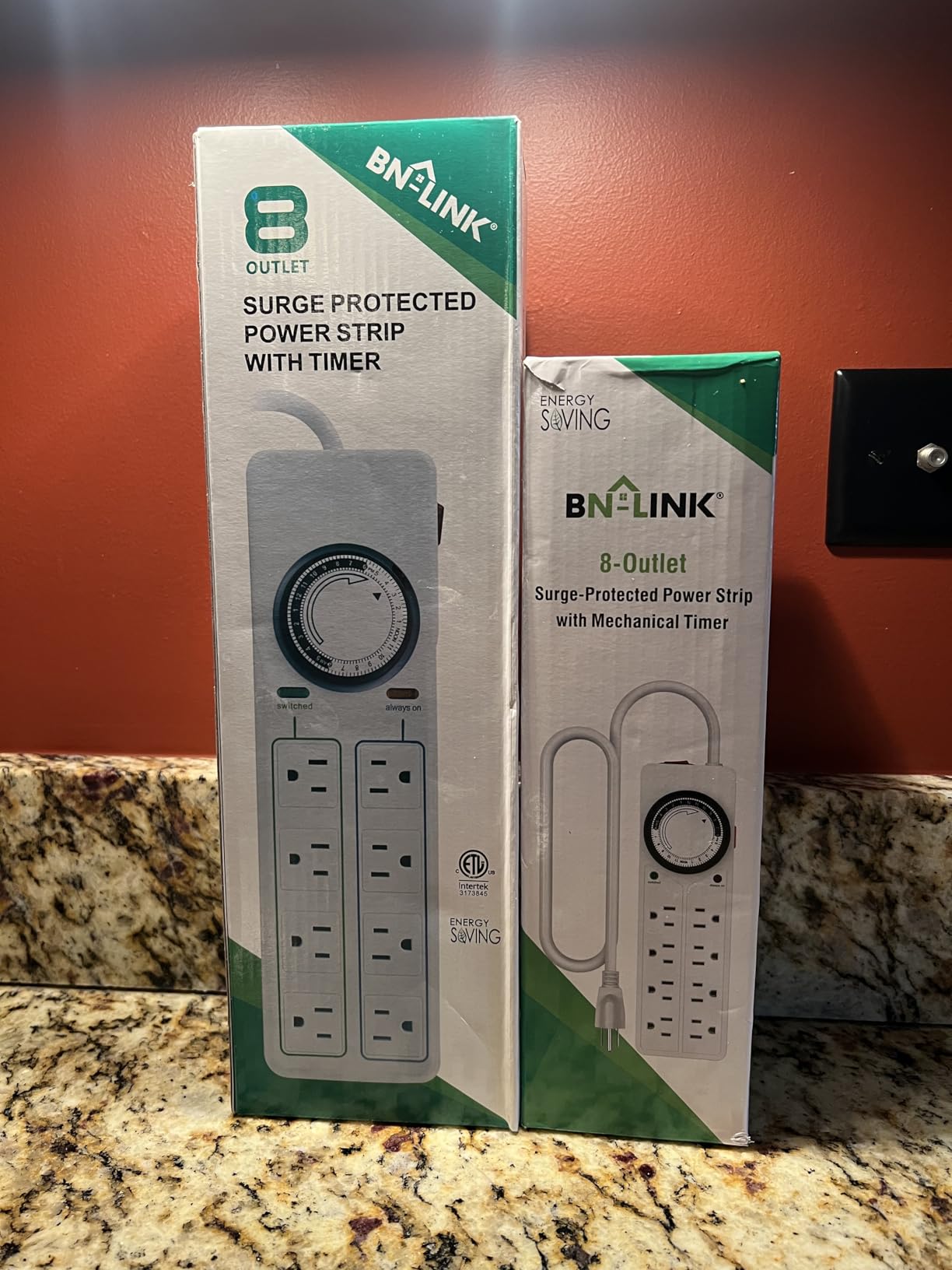BN-LINK 8 Outlet Surge Protector with Mechanical Timer, 4FT Cord, 1875W/10A | 4 Timed & 4 Always-On Outlets, Daily Repeat, Indoor Light Timer for Aquarium, Grow Lights, Christmas Decoration, ETL Listed customer photo 1