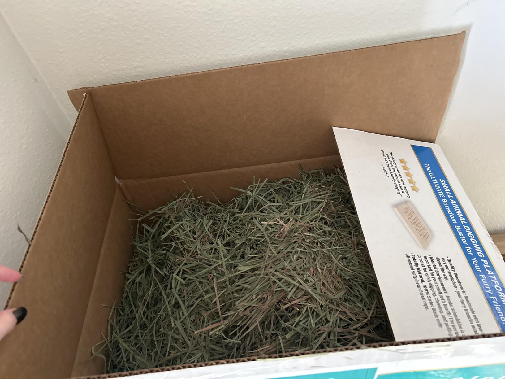 Small Pet Select Orchard Grass Hay Pet Food for Rabbits, Guinea Pigs, Chinchillas, 10 LB customer photo 1