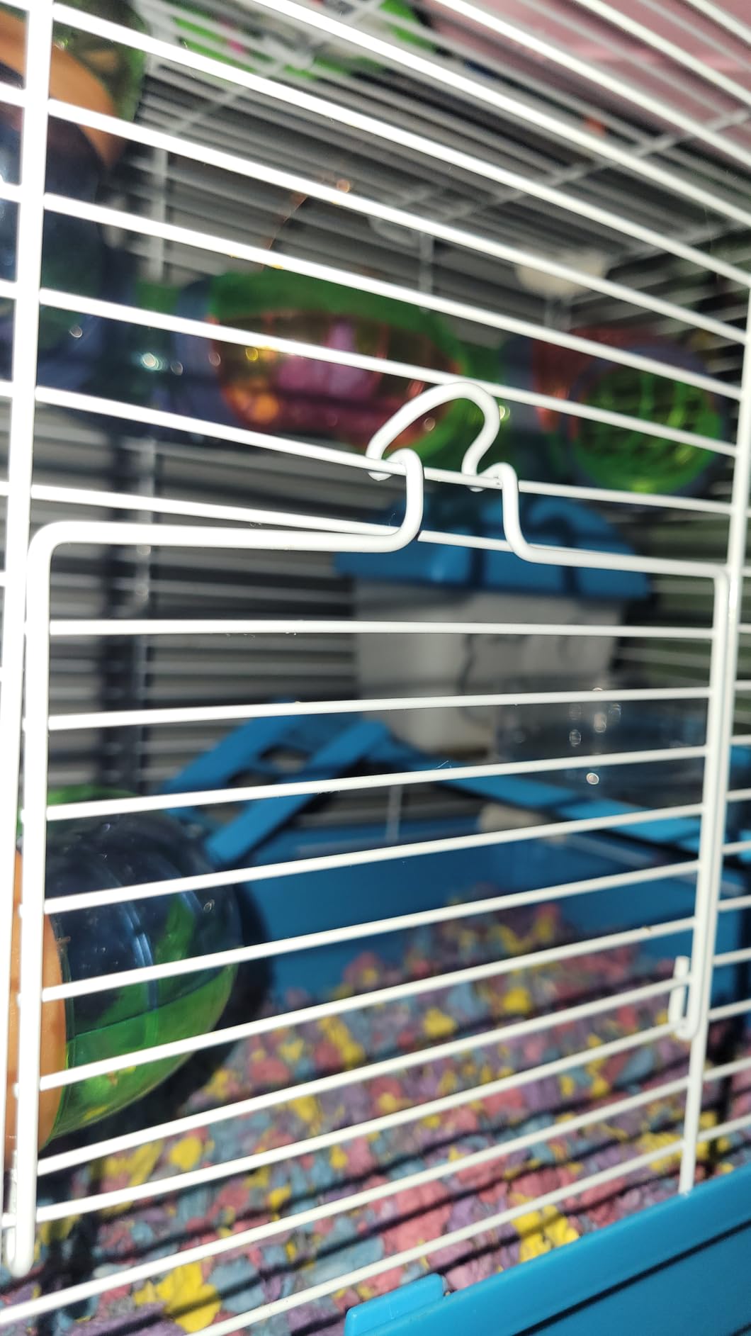 2 Levels Habitat Hamster Home Rodent Gerbil Mouse Mice Rat Wire Cage with Complete Set of Accessories (18