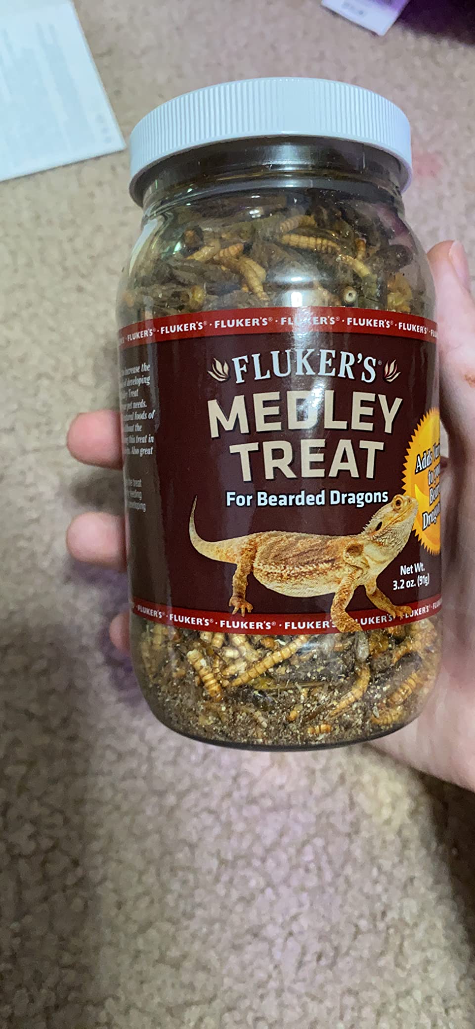 Fluker's Bearded Dragon Medley Treat Food, 3.2-Ounce (72023) customer photo 2