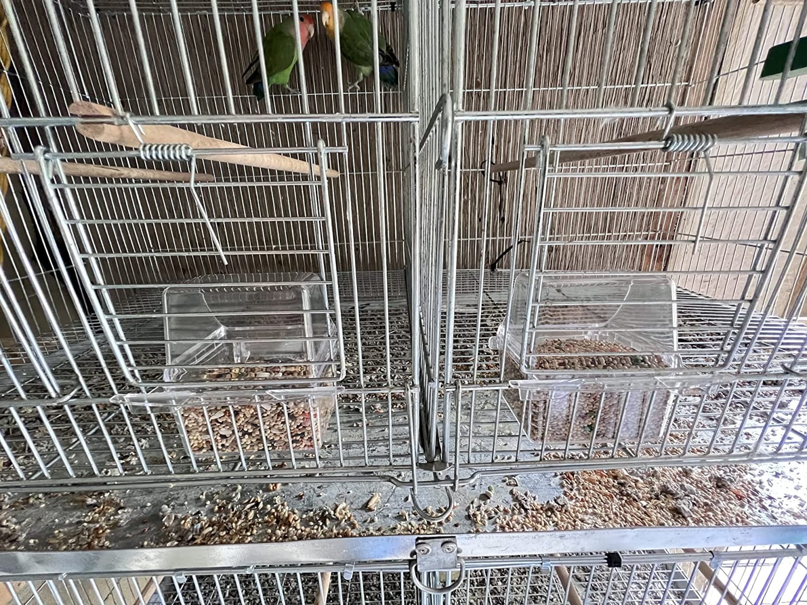 Mcage Lot of 4 Clear Transparent Bird Cage Birds Feeding & Watering Feeder Cups customer photo 2