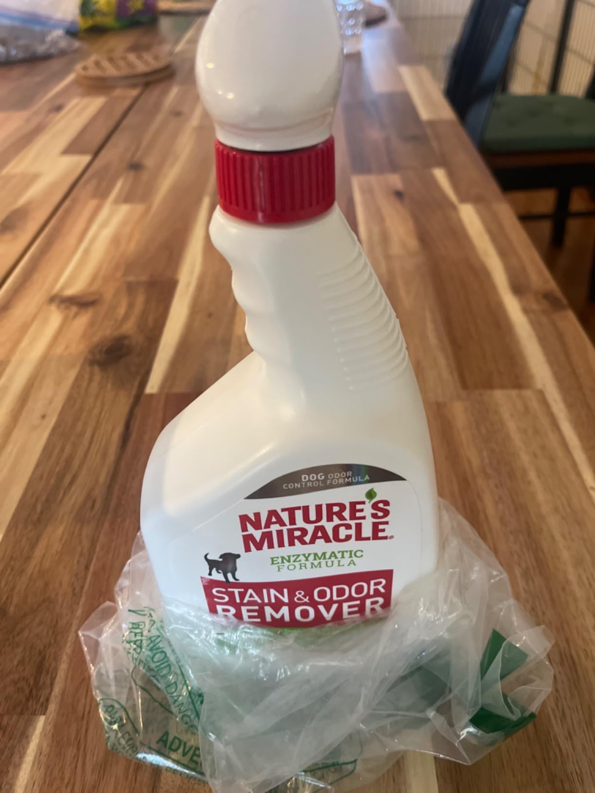 Nature’s Miracle Dog Stain & Odor Remover, Enzymatic Cleaner, 32 oz customer photo 2