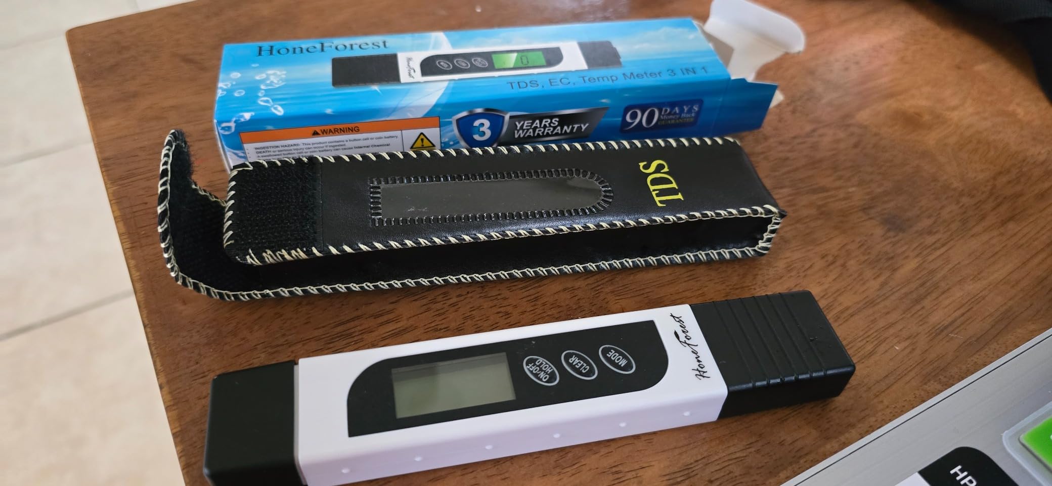 TDS Meter, Digital Water Tester - Accurate and Reliable, Measures TDS, EC & Temperature, 0-9990ppm customer photo 1