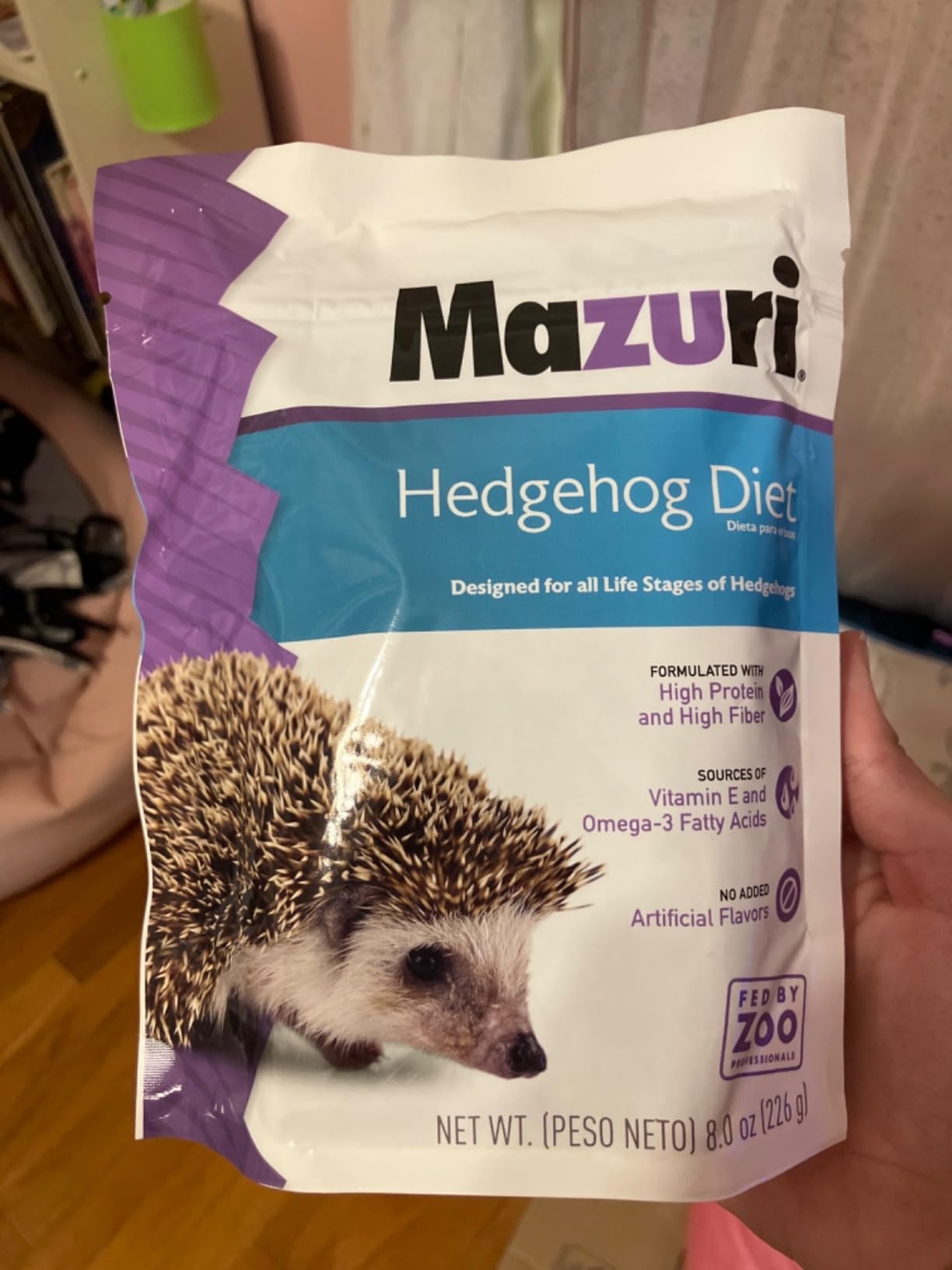 Mazuri | Nutritionally Complete Hedgehog Food | 8 Ounce (8 oz) Bag customer photo 2