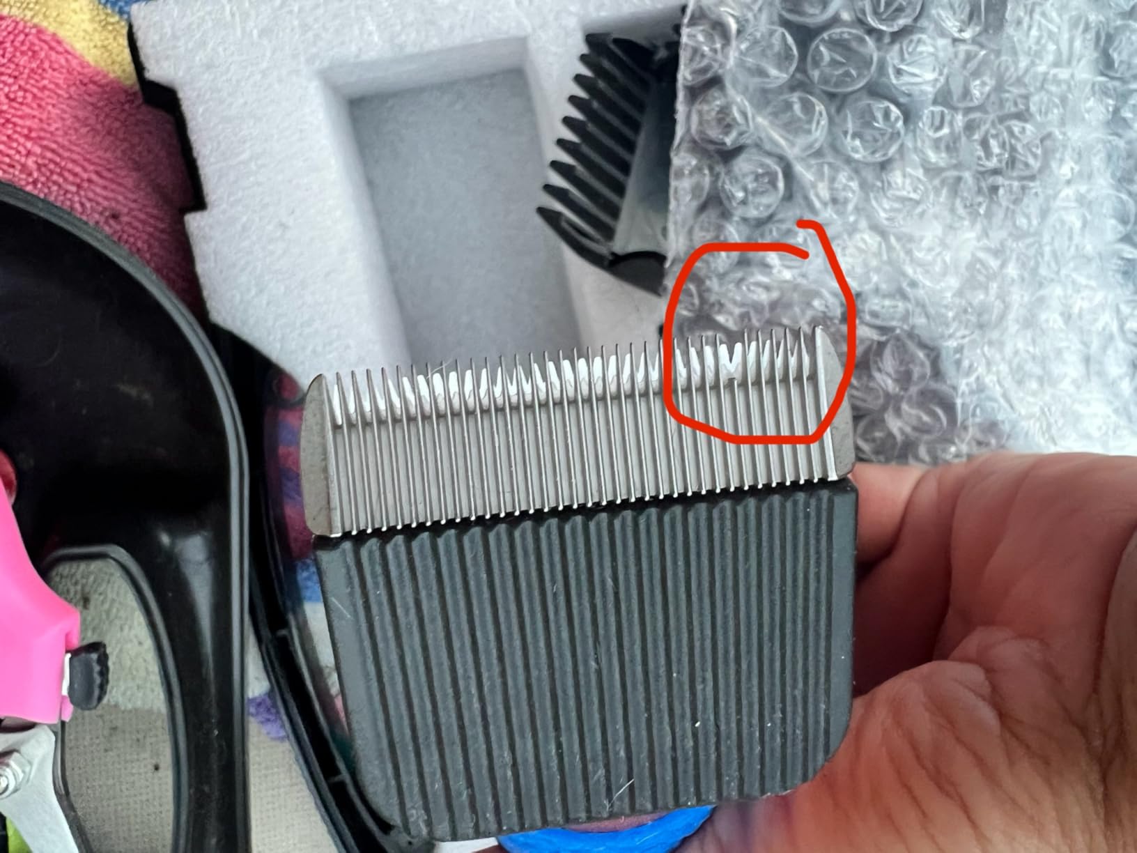 Dog Shears Clippers for Grooming Sheep Shears for Dogs With Thick Hair | 200W Pet Clipper Kit with Spare Blade, Low Noise&Vibration for Cat Sheep Dog 110-240V customer photo 1
