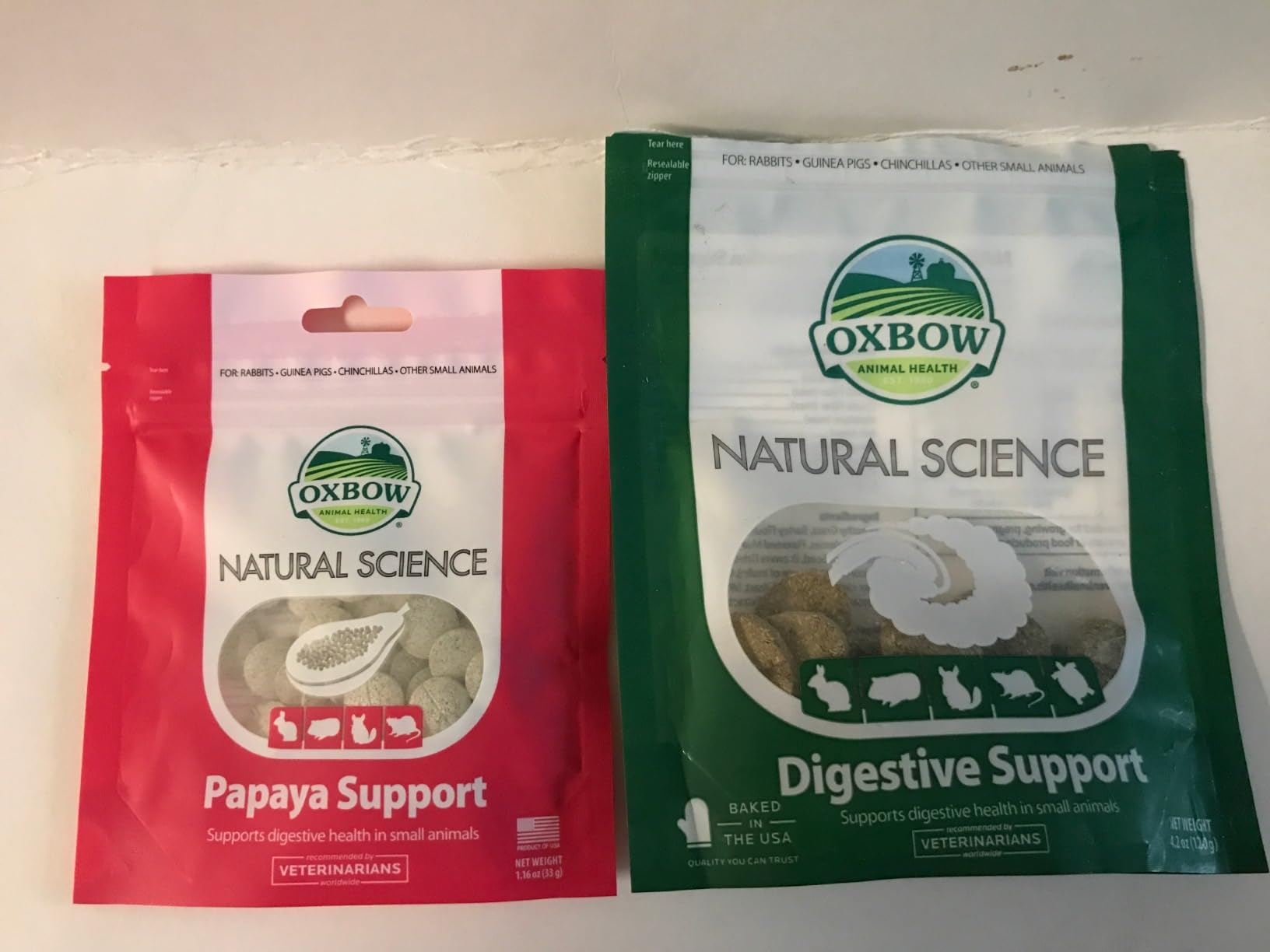 Oxbow Papaya Support, Rabbit & Guinea Pig Digestive Supplement, 1.16 oz customer photo 1