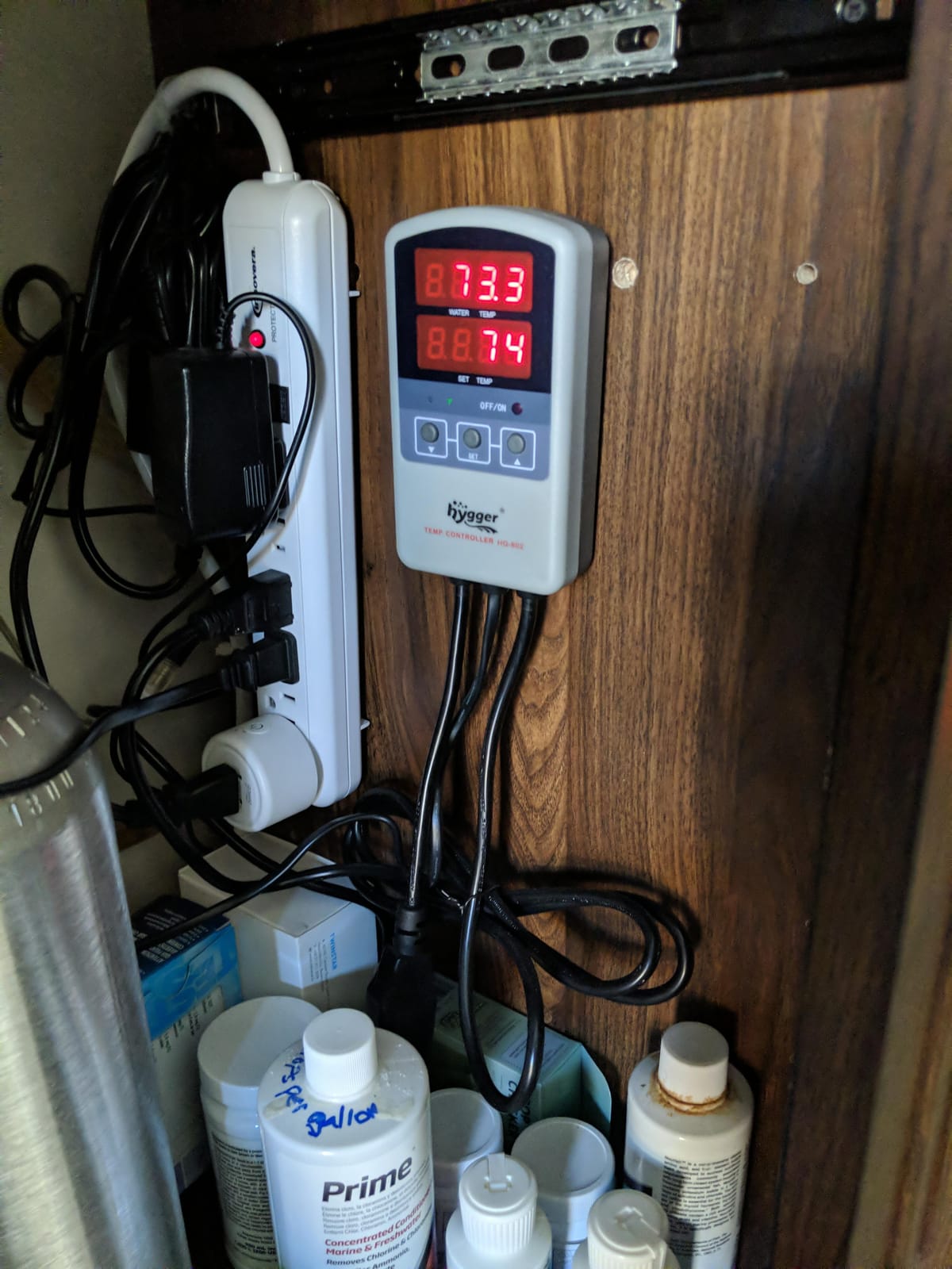hygger 100W Titanium Aquarium Heater for Salt Water and Fresh Water, Digital Submersible Heater with External IC Thermostat Controller and Thermometer, for Fish Tank 10-25 Gallon customer photo 1
