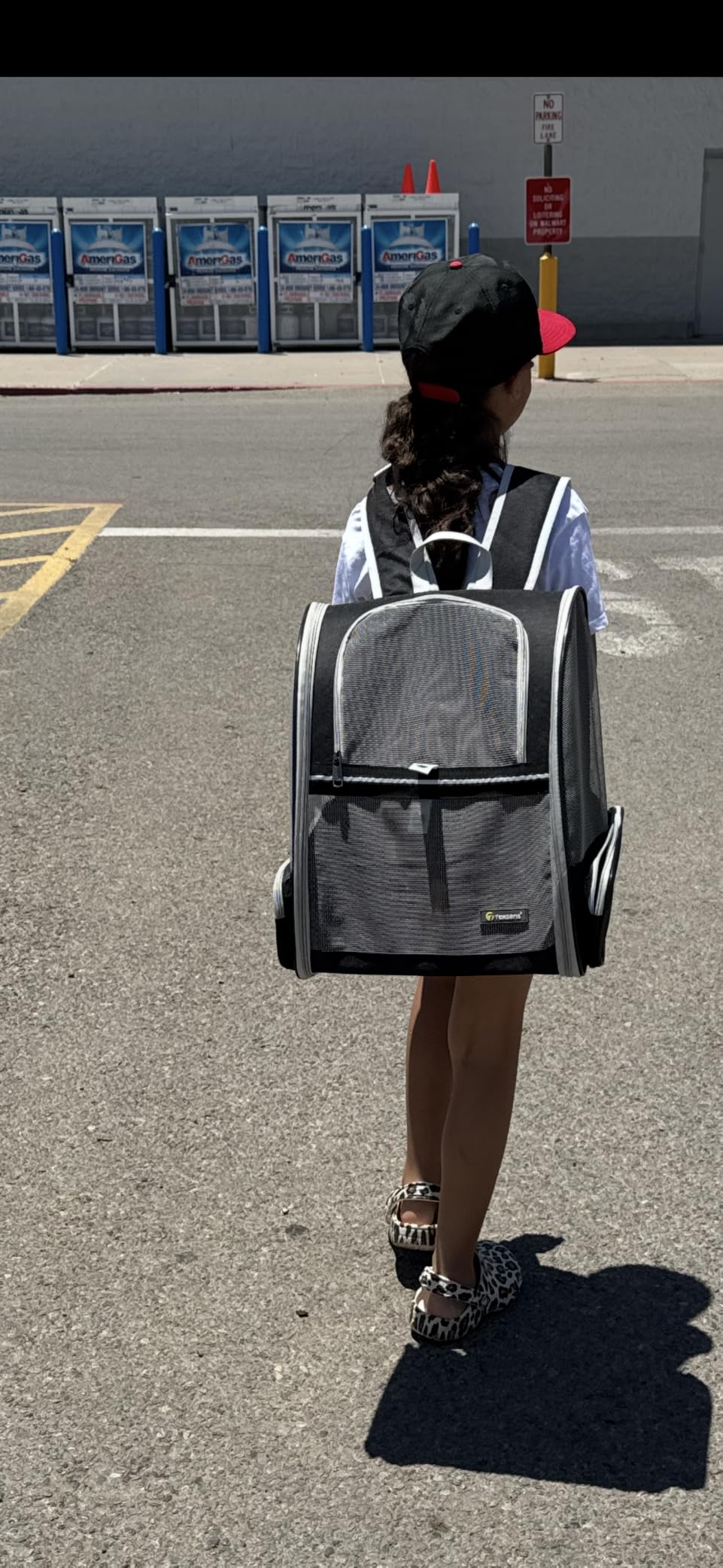 Texsens Innovative Traveler Bubble Backpack Pet Carriers for Cats and Dogs customer photo 2
