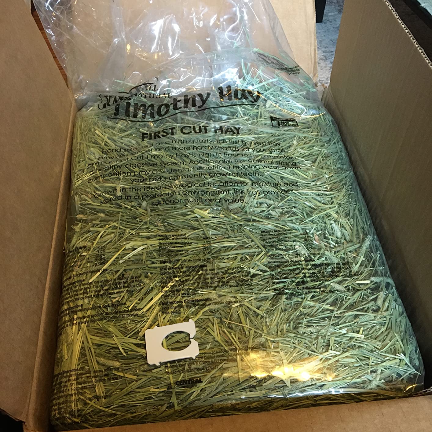 Kaytee 1st Cut Soft and Lush Timothy Hay for Guinea Pigs & Rabbits customer photo 2