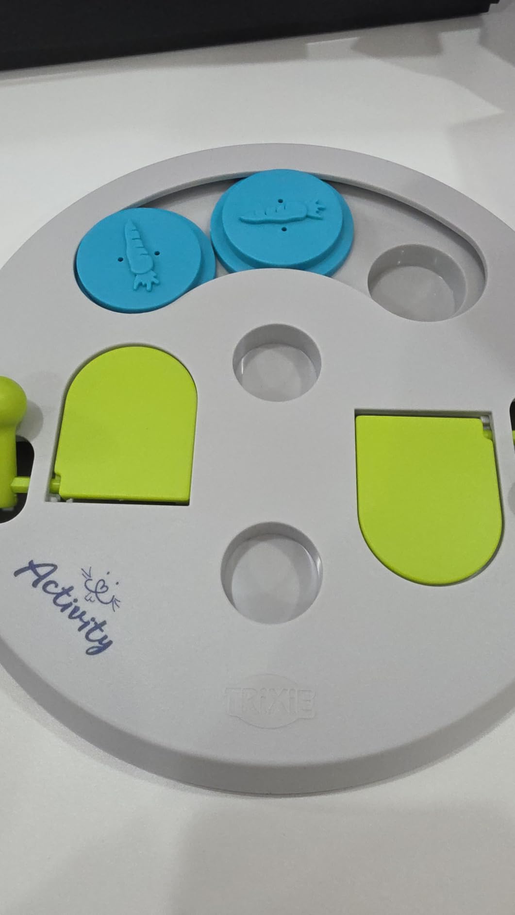 Trixie Rabbit Flip Board - Interactive Bunny Toy with 3 Opening Techniques - Treat Dispenser customer photo 1