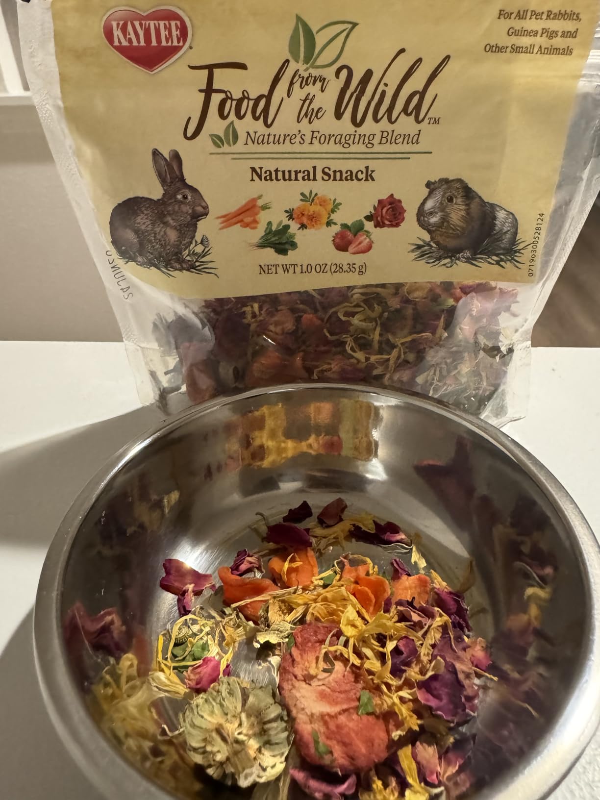 Kaytee Food from the Wild Natural Snack for Rabbits & Guinea Pigs, 1 Oz customer photo 2