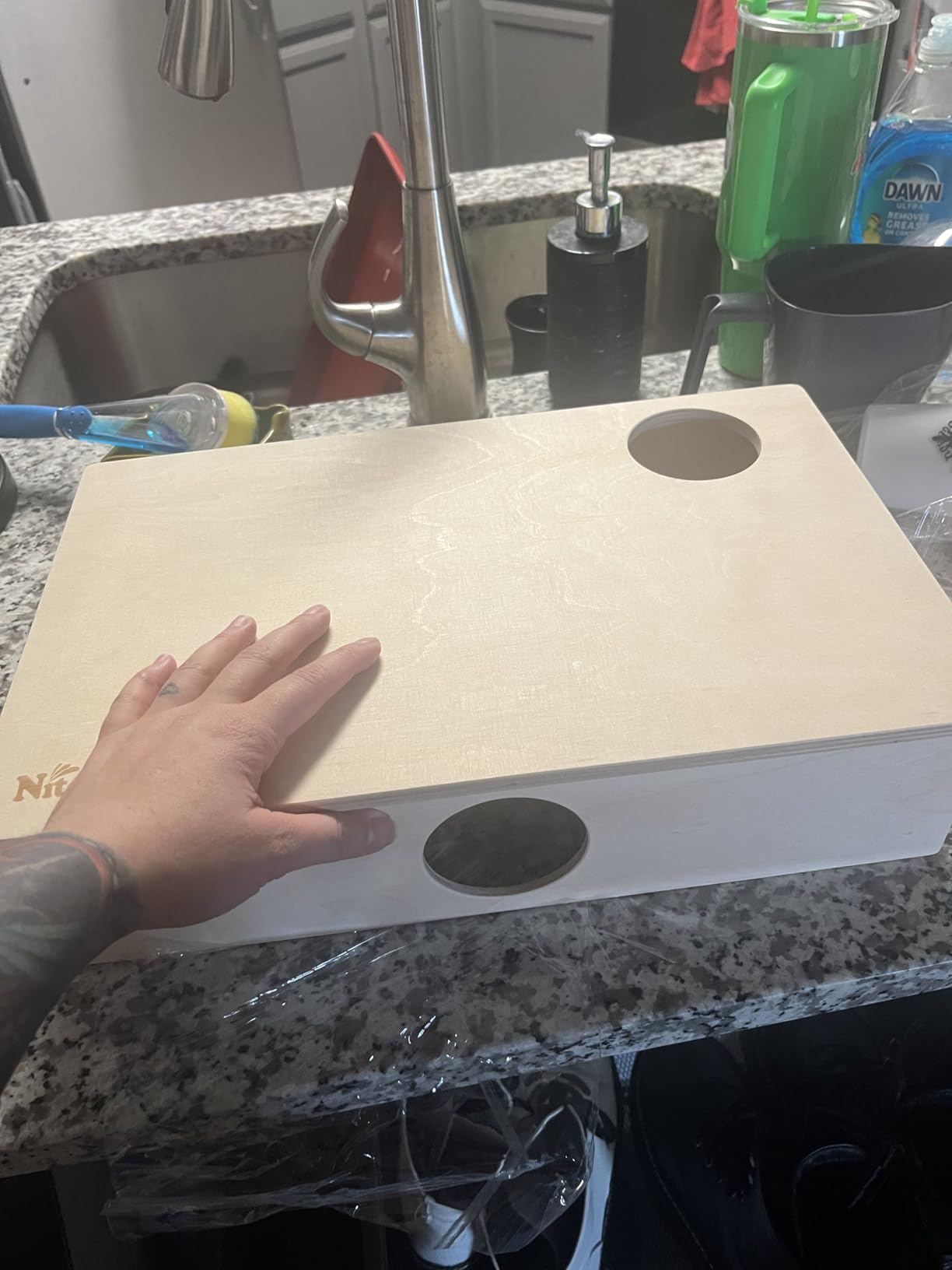 Niteangel Multi-Chamber Hamster House Maze: 1 Entrance 3 Rooms Maze Habitat | No-Disturb Removable Lid customer photo 1