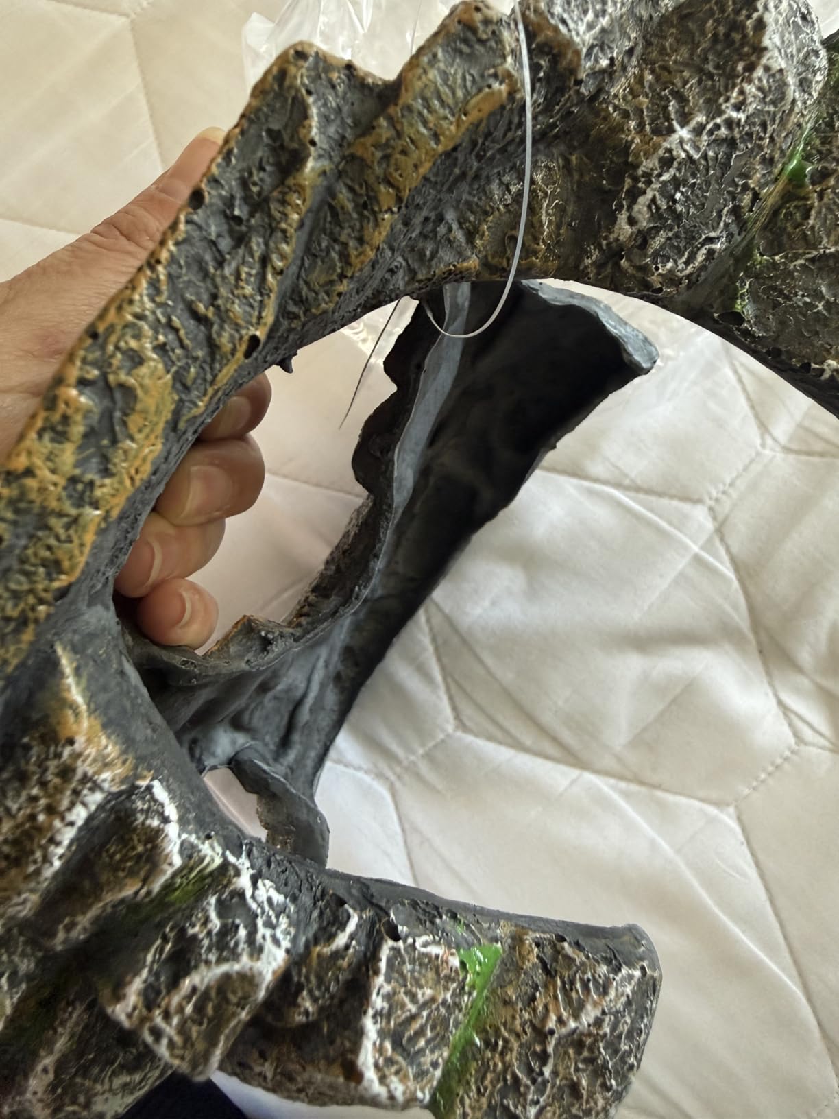 PENN-PLAX (REP183) Reptology Shale Scape Step Ledge & Cave Hideout - Decorative Resin for Aquariums & Terrariums - Great for Reptiles, Amphibians, and Fish - Large customer photo 1