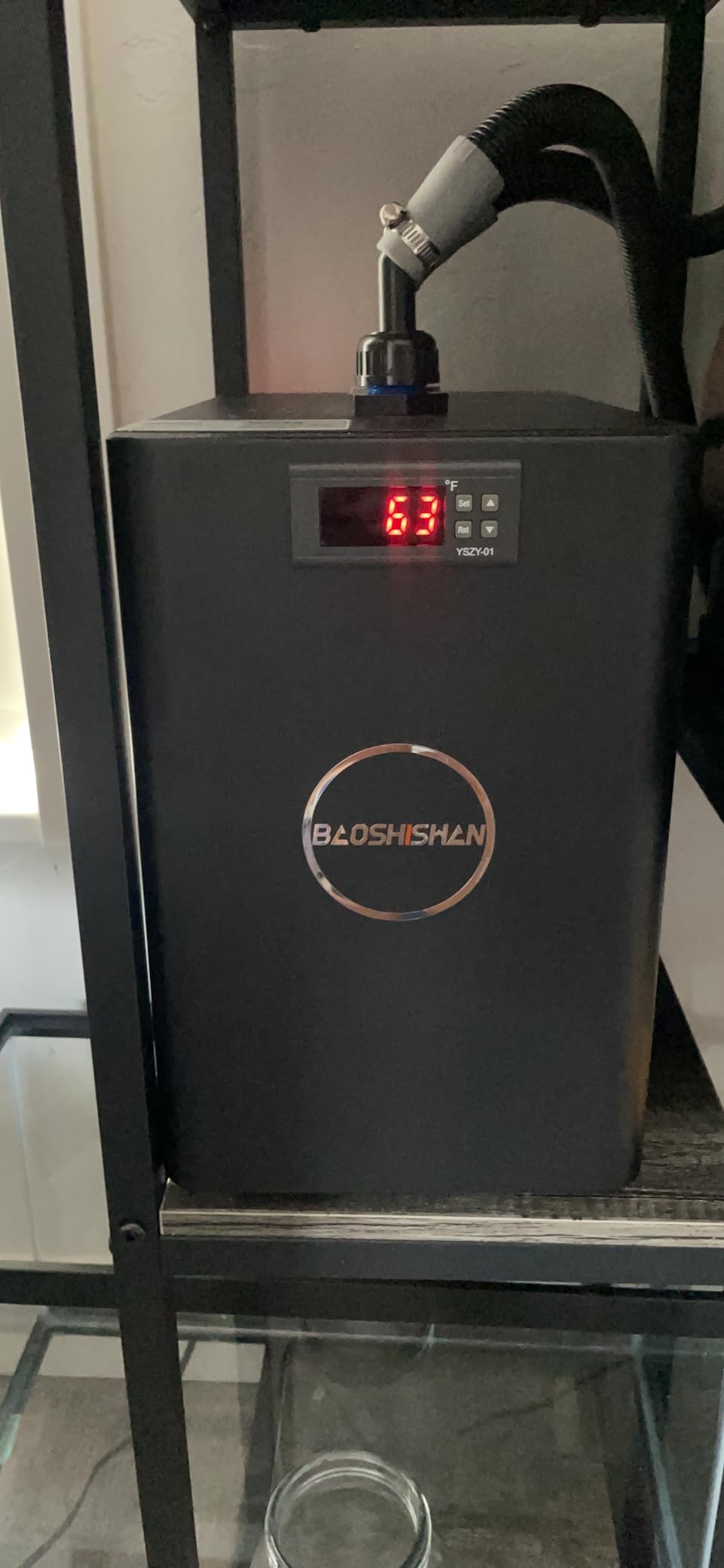 BAOSHISHAN 1/3 HP Aquarium Chiller 79 Gallons 300L Water Cooling System Set | Quiet Compressor Refrigeration for Indoor Hydroponics, Axolotls and Coral Reef Tanks, Precise Water Climate Control Solutions customer photo 1
