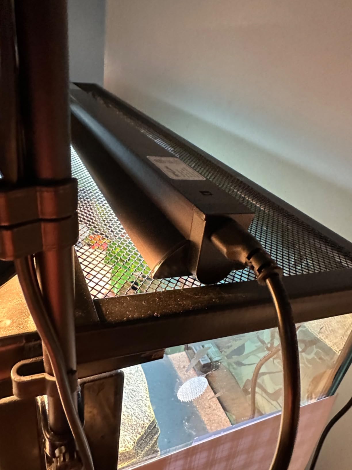 REPTI ZOO T5 HO UVB Lighting Combo Kit, Terrarium Hood Comes with Desert 10.0 UVB T5 Lamp (24W) customer photo 2