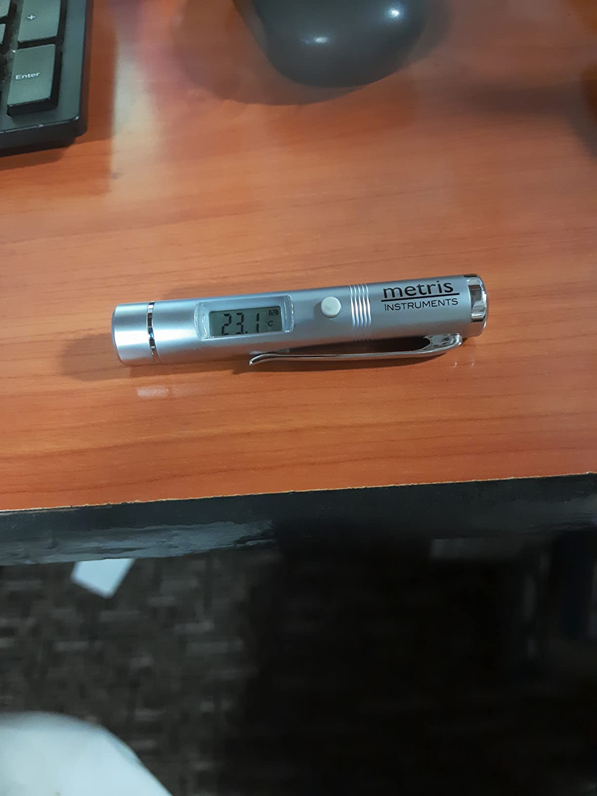 Mini Digital Infrared Thermometer Certified to UL4200A Reese's Law for Reptiles, Playground, Automotive, [ -27.4° to 428 °F ] (-33° to 220 °C) 1:1 D:S Ratio, Model TN002PC NO Laser customer photo 2