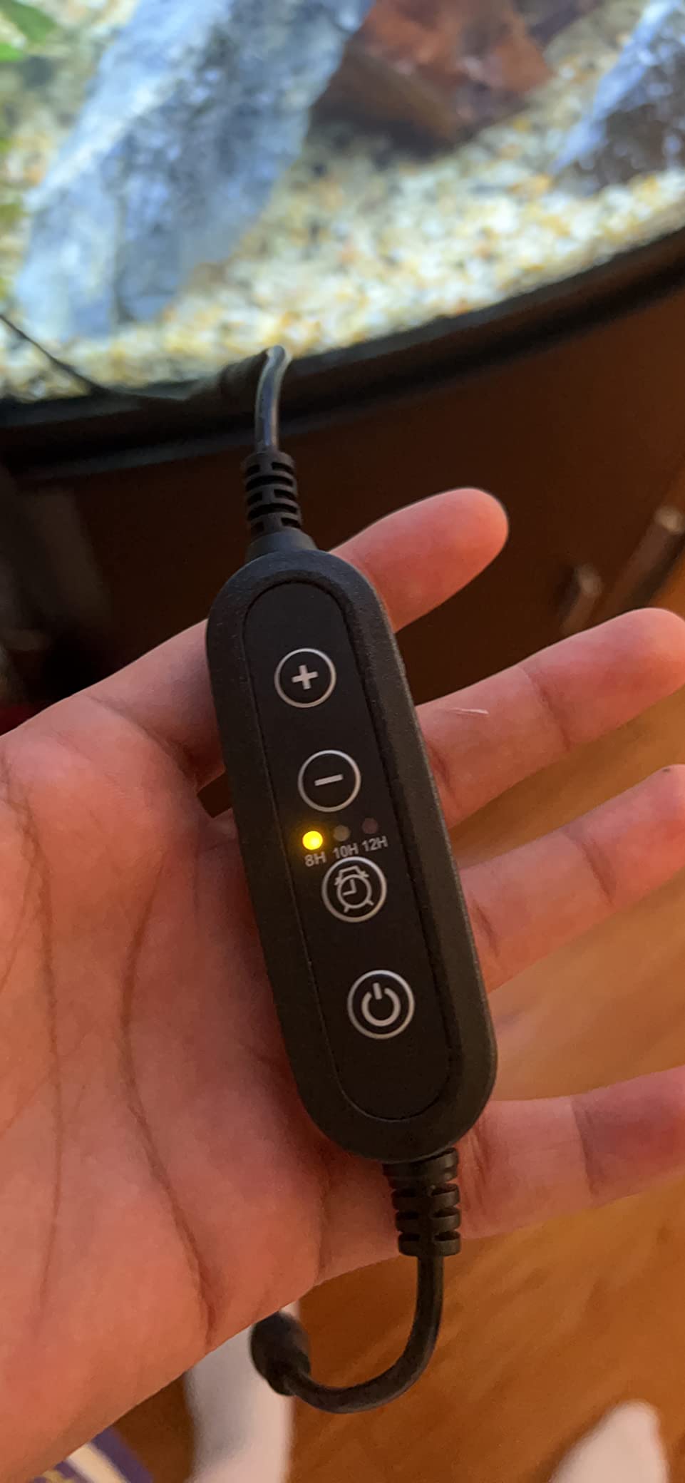 NICREW Aquarium Light Timer & Dimmer, Fish Tank Light Controller | 3 Lighting Modes, Sunrise & Sunset Simulation, Brightness Adjustment, Easy Programming, 5.5 x 2.1mm Connector Compatibility customer photo 2