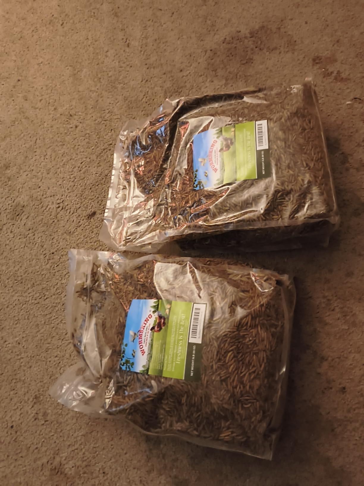 WORMSKING 5LB Dried Black Soldier Fly Larvae for Chickens | More Calcium Than Dried Mealworms, High Protein Poultry Treats, Duck Food, BSFL customer photo 2