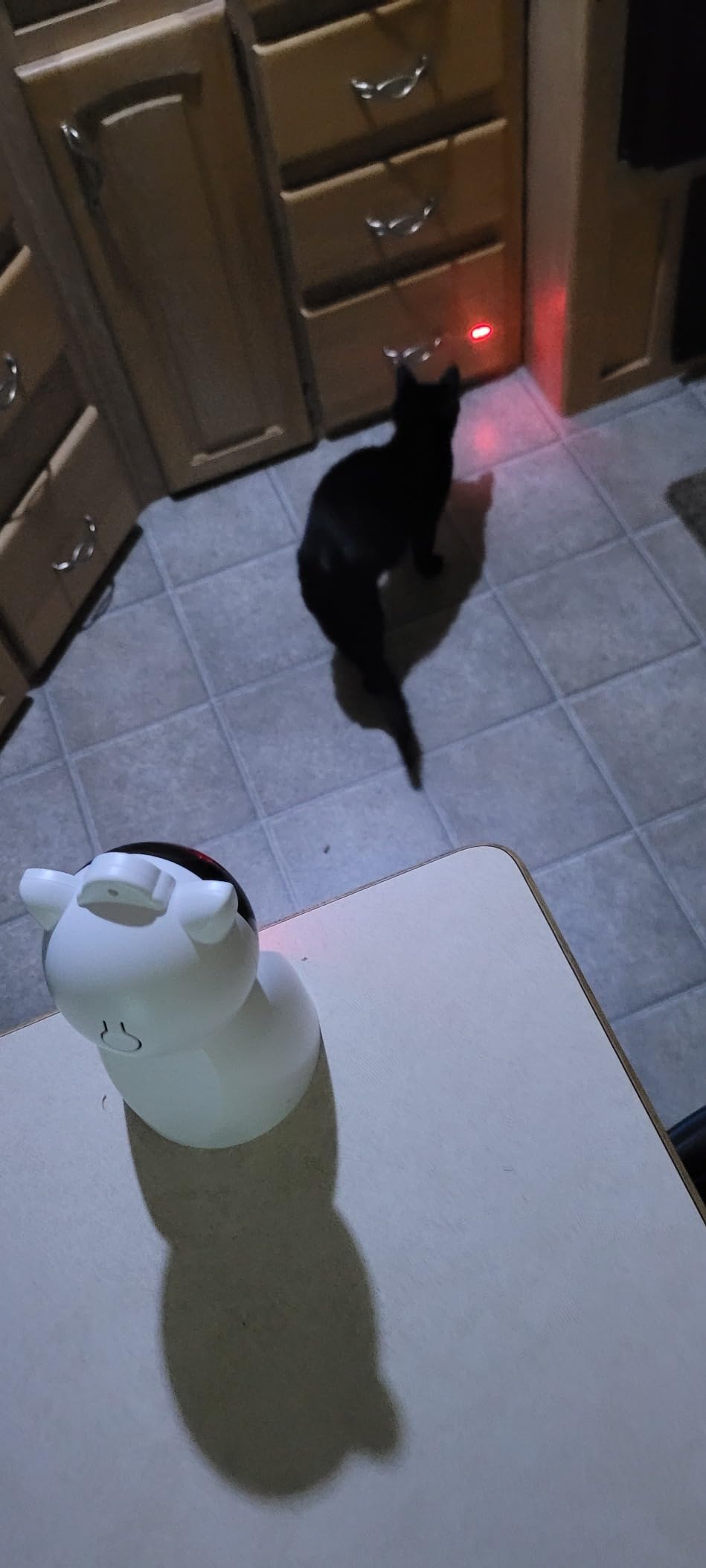 Valonii Cat Toys [2025 Newly Upgraded] Real Random Trajectory Rechargeable Motion Activated Cat Laser Toy Automatic,Interactive Cat Toys for Indoor Cats/Kitten/Dogs customer photo 1