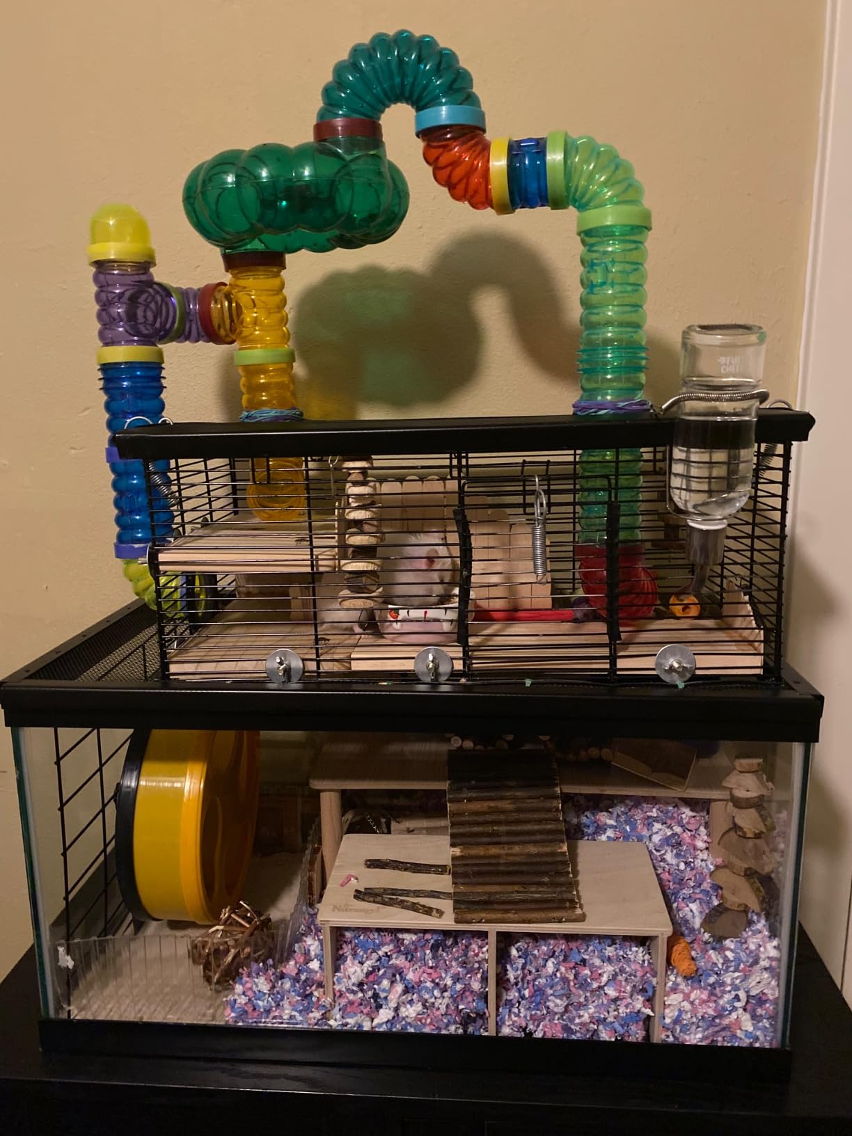 Niteangel Hamster Play Wooden Platform: Rectangle - 7