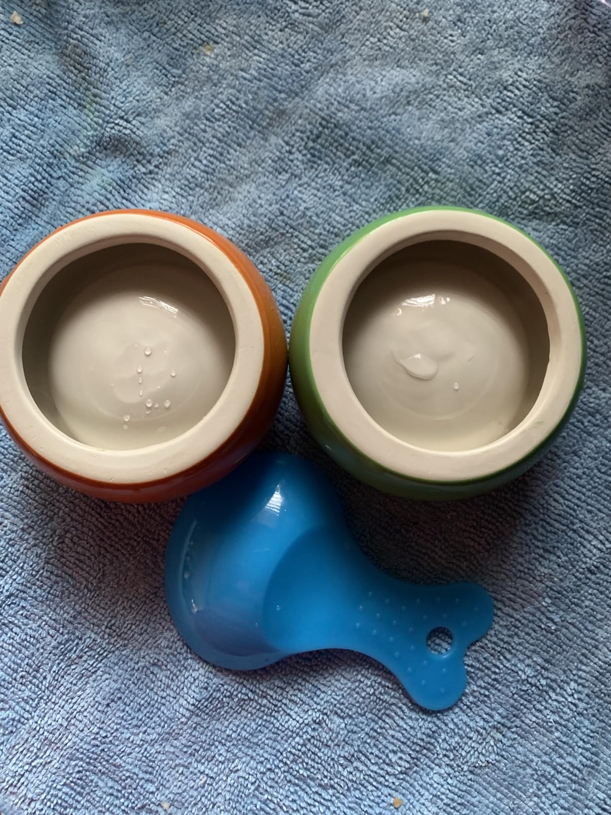 2 Pack Hamster Bowl Ceramic Prevent Chewing Feeding Bowl Water Food Dish | for Small Animal Guinea Pig Syrian Hamster Rabbit Gerbil Chinchilla Hedgehog Sugar Glider Rat customer photo 1