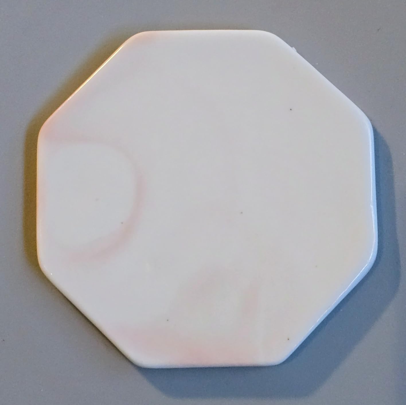 DQITJ Hamster Ceramic Summer Cool Plate Pet Heat Dissipation Plate Octagon Shape Cooling Mat for Hamster and Small Pets (Pink, Diameter 3.6