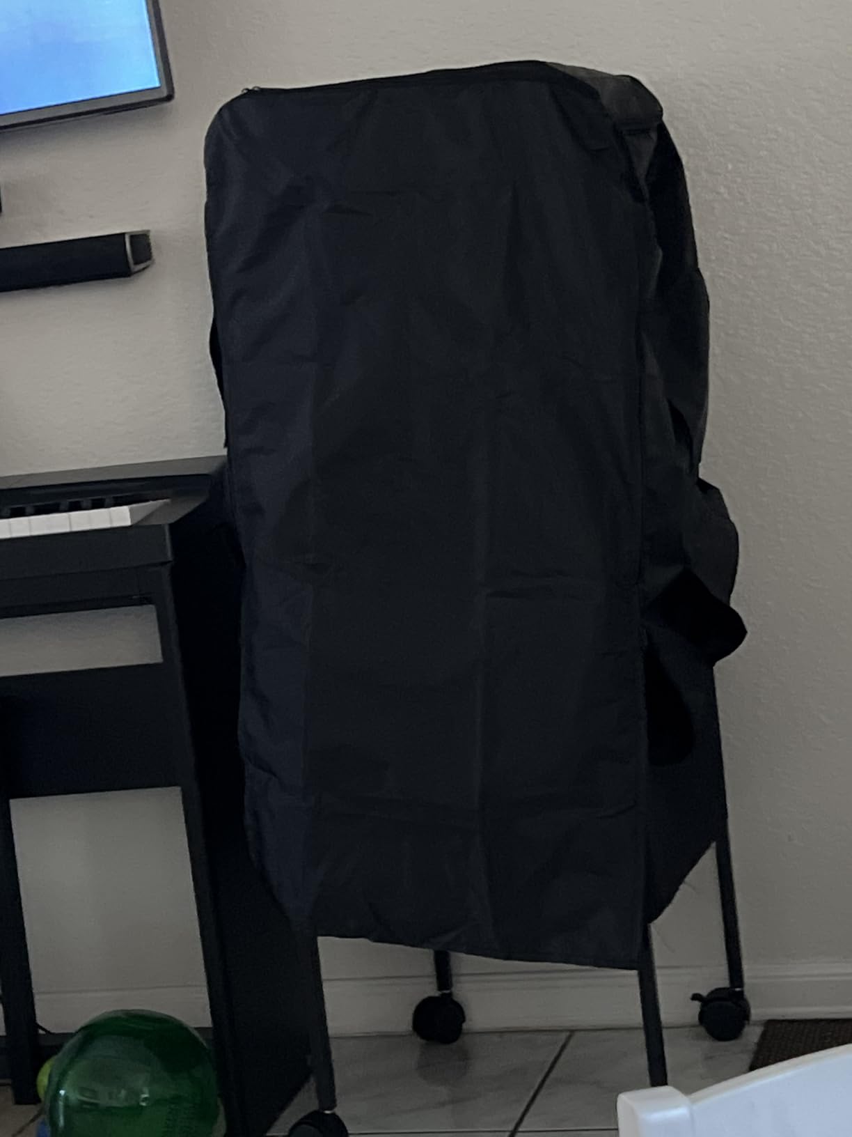Bird Cage Cover for Night with Blackout for Parrot & Birds, Black | Universal Fit for Square Cages, Durable Washable Fabric, Blackout Birdcage Cover for Parakeets Lovebirds Budgies Macaw Conure customer photo 1