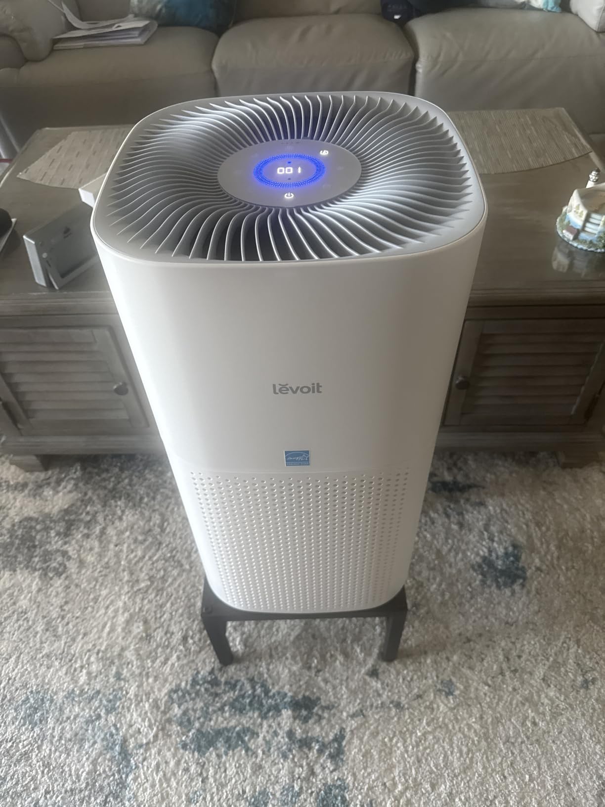 Levoit Smart Air Purifiers for Home Large Room up to 2933 Ft², Core 600S-P | HEPA Sleep Mode, Remote Control, by Alexa&APP, AHAM VERIFIDE, Energy efficient 3-in-1 Filter For Smoke, Pet Odor,Dust, White customer photo 1