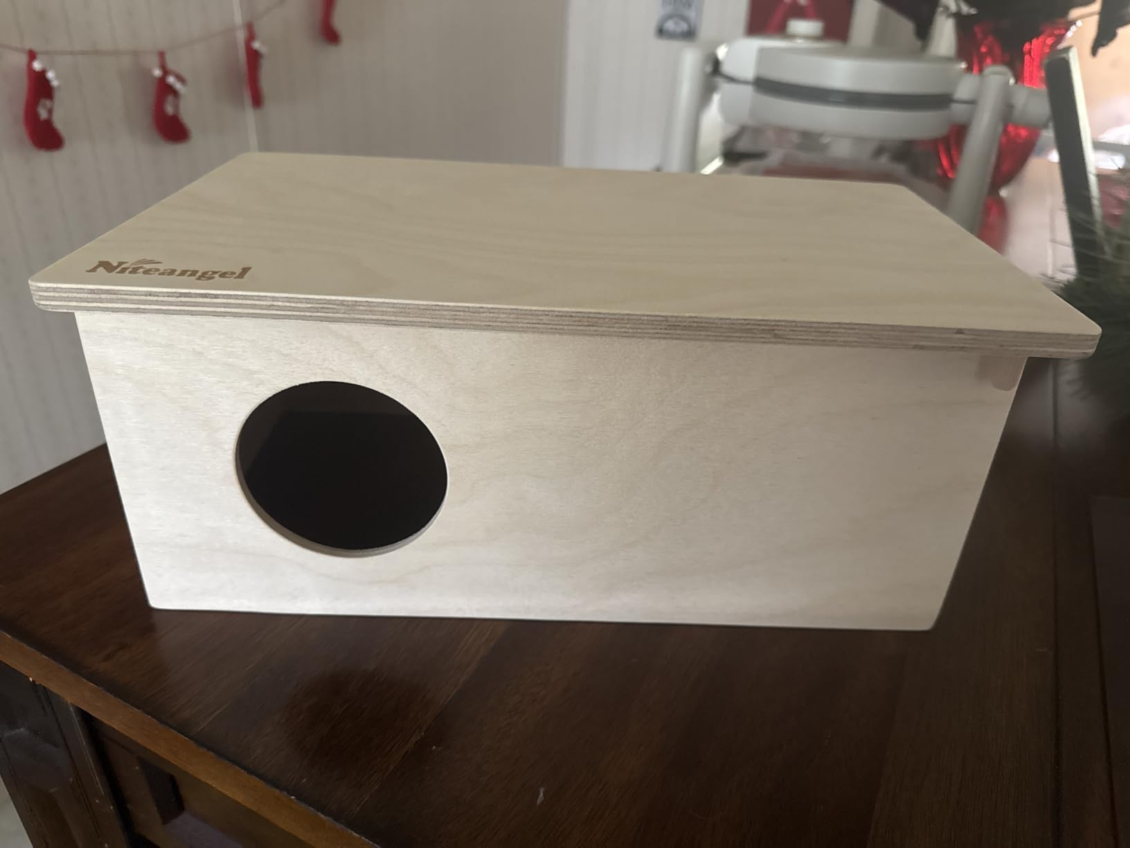 Niteangel Birch Chamber-Maze Hamster Hideout - Small Pets Woodland House Habitats Decor for Hamster Mice Gerbils customer photo 1
