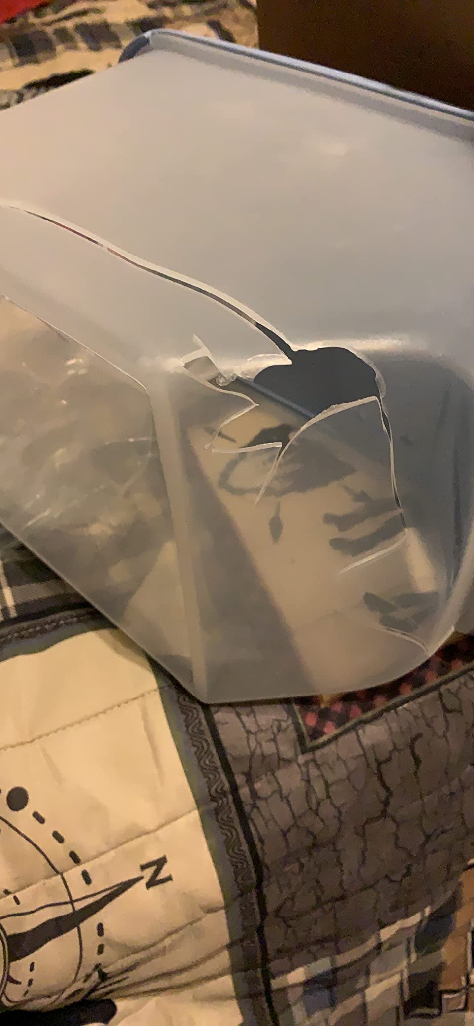 PINVNBY Chinchilla Sand Bath Box Gerbil Bathroom Transparent Totoro Plastic Sand Bath House with Sand Cup Cage Accessories for Guinea Pig Hedgehog Squirrel and Other Small Animals customer photo 1