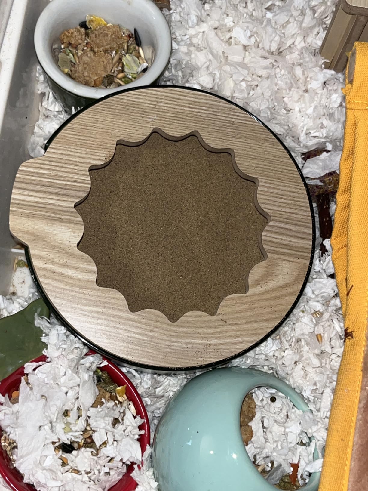 Hamster Sand Bath Box, Small Animal Bathroom & Digging Room, Easy to Clean, for Dwarf & Syrian Hamster, Gerbil customer photo 2