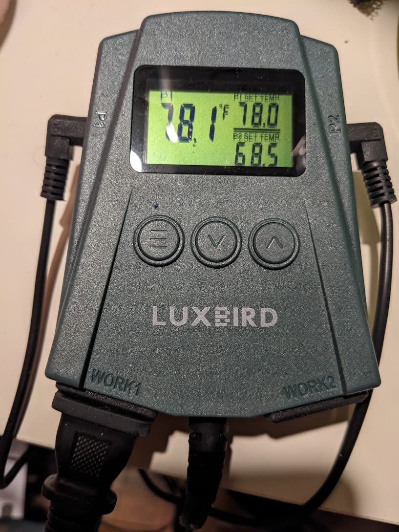 LUXBIRD Digital Temperature Controller LB-2SC, Thermostat Outlet for Reptile Terrarium Greenhouse Grow Tent, 2-Year Warranty customer photo 2