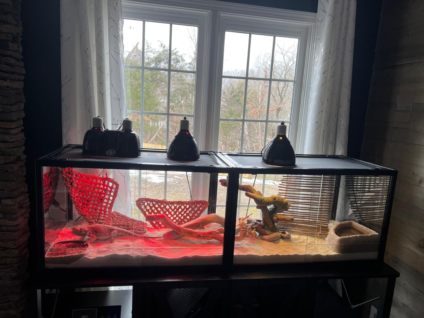 REPTIZOO 67 Gallon Large Reptile Terrarium 24